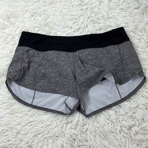 Lululemon Speed Up Short *2.5" Heather Lux Multi Black / Black